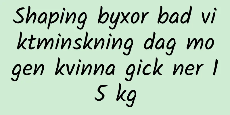 Shaping byxor bad viktminskning dag mogen kvinna gick ner 15 kg