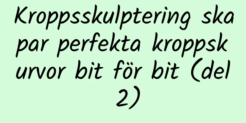 Kroppsskulptering skapar perfekta kroppskurvor bit för bit (del 2)