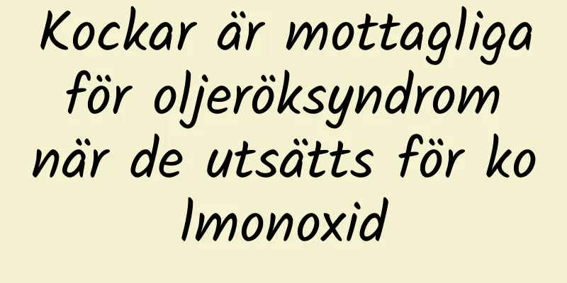 Kockar är mottagliga för oljeröksyndrom när de utsätts för kolmonoxid