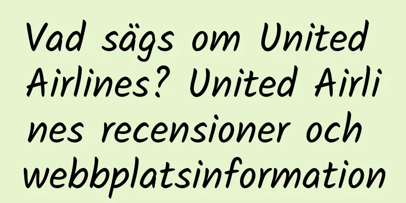 Vad sägs om United Airlines? United Airlines recensioner och webbplatsinformation