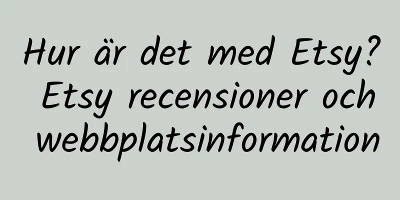 Hur är det med Etsy? Etsy recensioner och webbplatsinformation