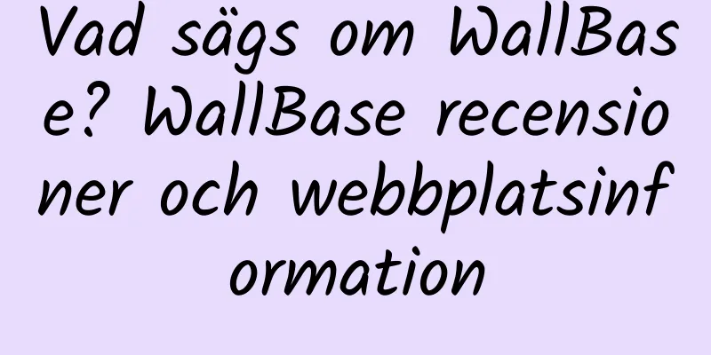 Vad sägs om WallBase? WallBase recensioner och webbplatsinformation