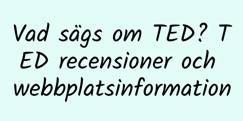 Vad sägs om TED? TED recensioner och webbplatsinformation