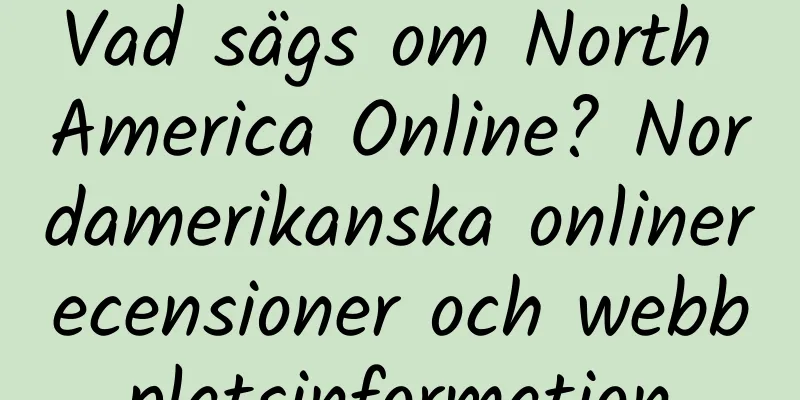 Vad sägs om North America Online? Nordamerikanska onlinerecensioner och webbplatsinformation