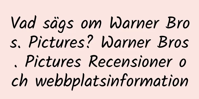 Vad sägs om Warner Bros. Pictures? Warner Bros. Pictures Recensioner och webbplatsinformation