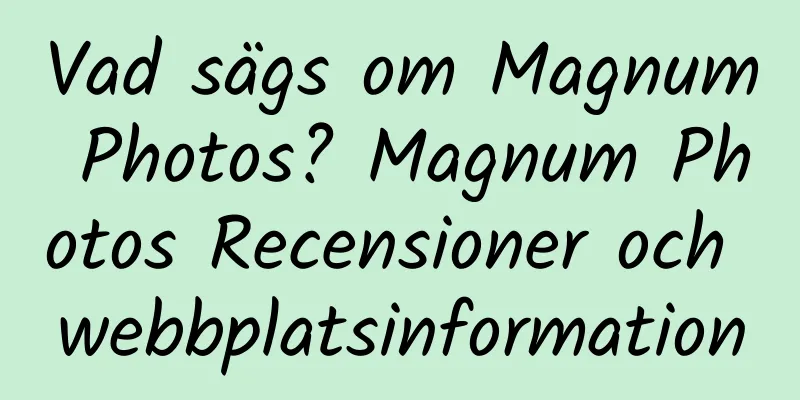 Vad sägs om Magnum Photos? Magnum Photos Recensioner och webbplatsinformation