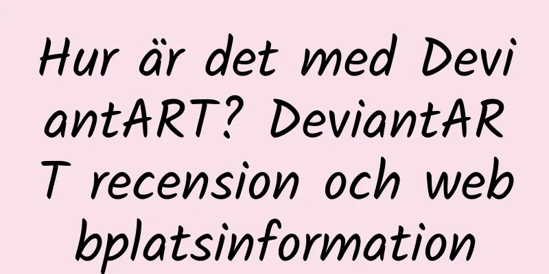 Hur är det med DeviantART? DeviantART recension och webbplatsinformation