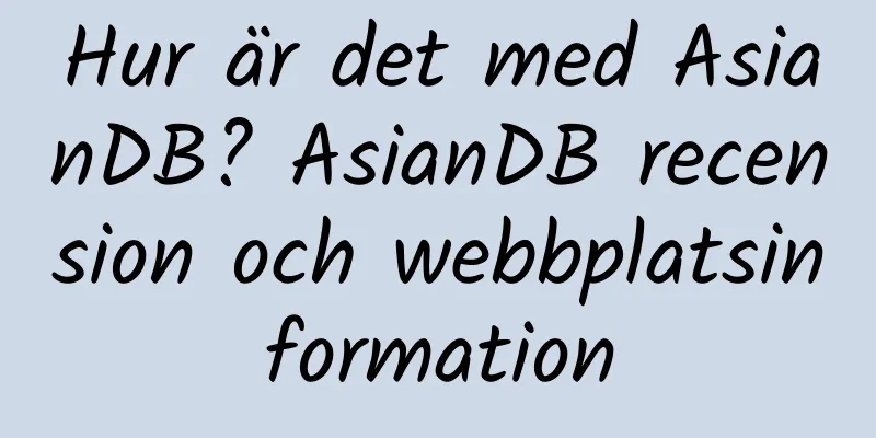 Hur är det med AsianDB? AsianDB recension och webbplatsinformation