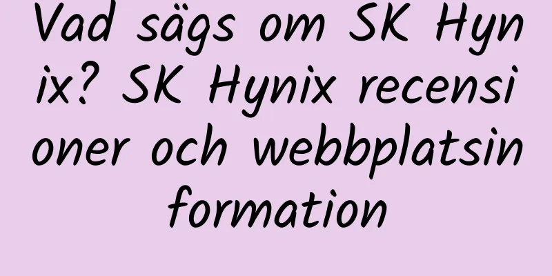 Vad sägs om SK Hynix? SK Hynix recensioner och webbplatsinformation