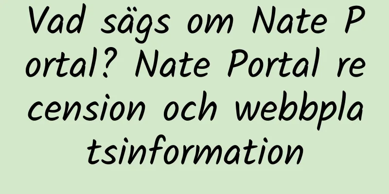 Vad sägs om Nate Portal? Nate Portal recension och webbplatsinformation
