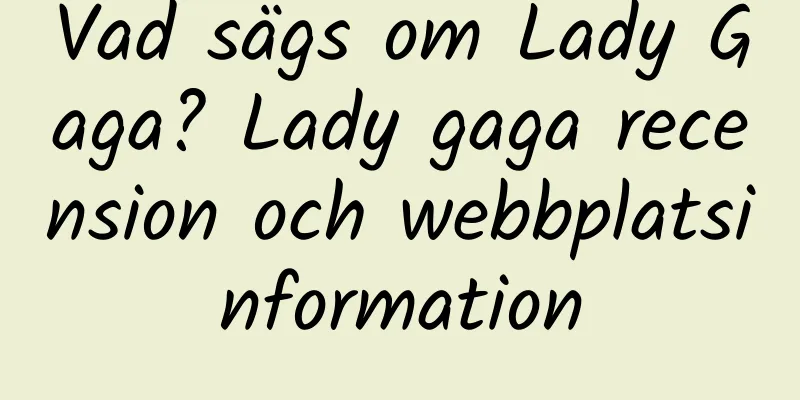 Vad sägs om Lady Gaga? Lady gaga recension och webbplatsinformation