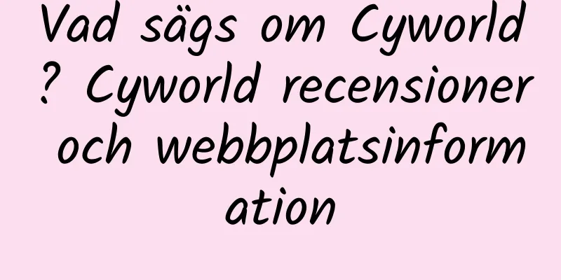 Vad sägs om Cyworld? Cyworld recensioner och webbplatsinformation
