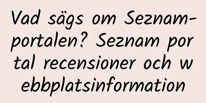 Vad sägs om Seznam-portalen? Seznam portal recensioner och webbplatsinformation