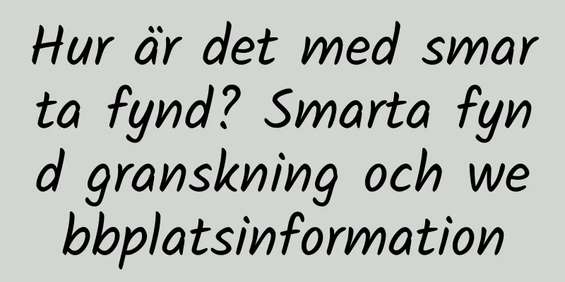 Hur är det med smarta fynd? Smarta fynd granskning och webbplatsinformation