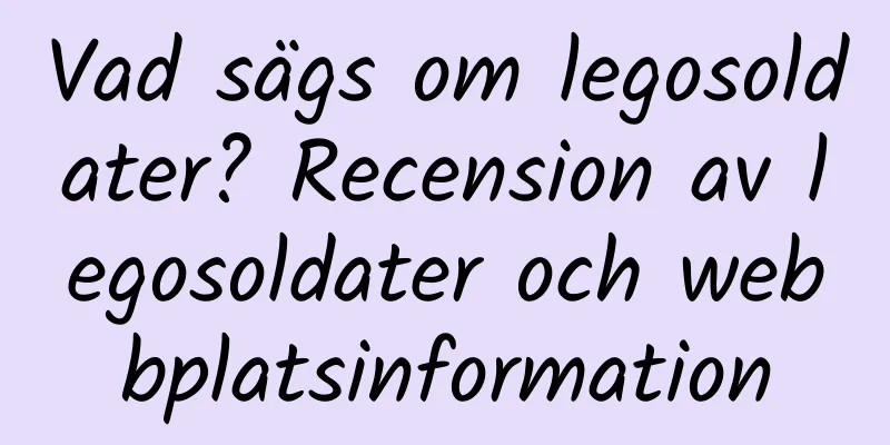 Vad sägs om legosoldater? Recension av legosoldater och webbplatsinformation
