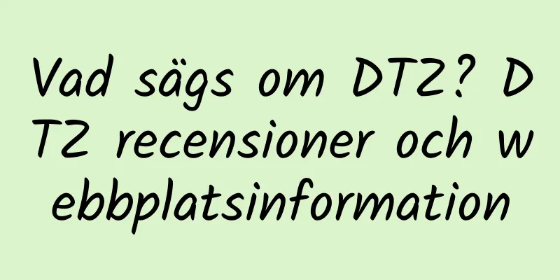 Vad sägs om DTZ? DTZ recensioner och webbplatsinformation