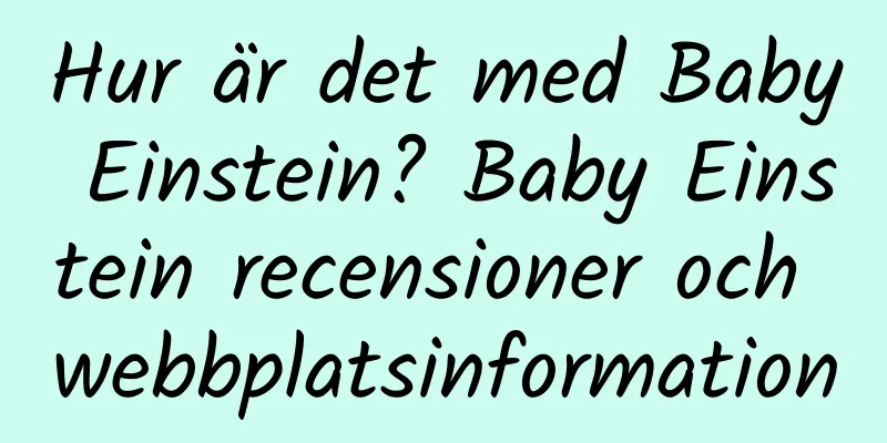 Hur är det med Baby Einstein? Baby Einstein recensioner och webbplatsinformation