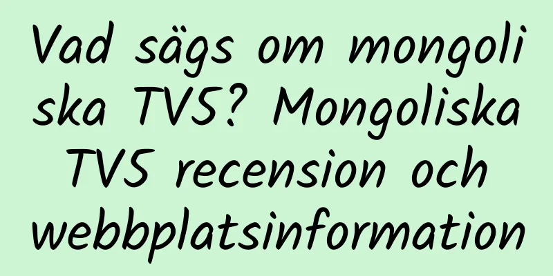 Vad sägs om mongoliska TV5? Mongoliska TV5 recension och webbplatsinformation