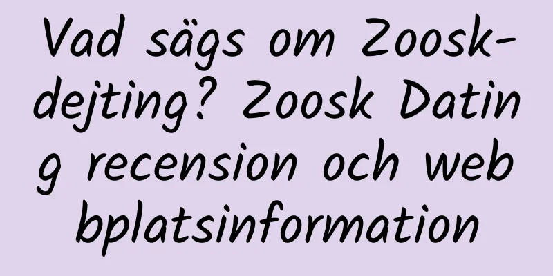 Vad sägs om Zoosk-dejting? Zoosk Dating recension och webbplatsinformation