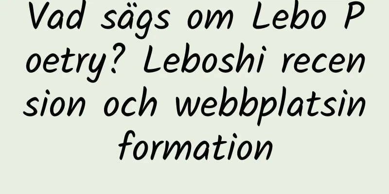 Vad sägs om Lebo Poetry? Leboshi recension och webbplatsinformation
