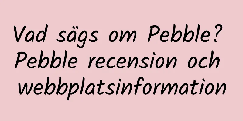Vad sägs om Pebble? Pebble recension och webbplatsinformation