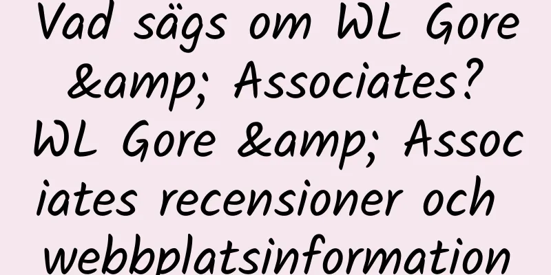 Vad sägs om WL Gore & Associates? WL Gore & Associates recensioner och webbplatsinformation
