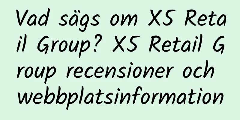 Vad sägs om X5 Retail Group? X5 Retail Group recensioner och webbplatsinformation