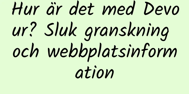 Hur är det med Devour? Sluk granskning och webbplatsinformation