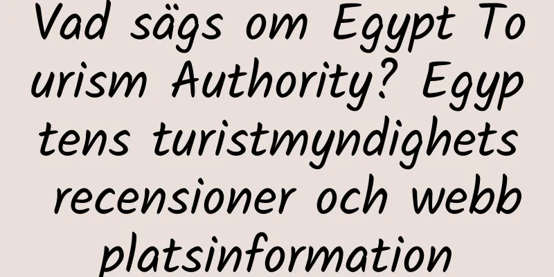 Vad sägs om Egypt Tourism Authority? Egyptens turistmyndighets recensioner och webbplatsinformation