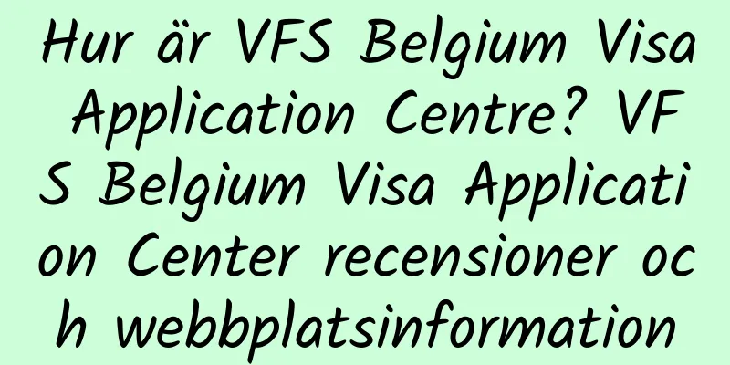 Hur är VFS Belgium Visa Application Centre? VFS Belgium Visa Application Center recensioner och webbplatsinformation