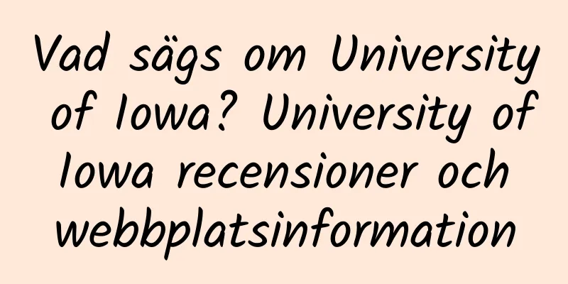 Vad sägs om University of Iowa? University of Iowa recensioner och webbplatsinformation