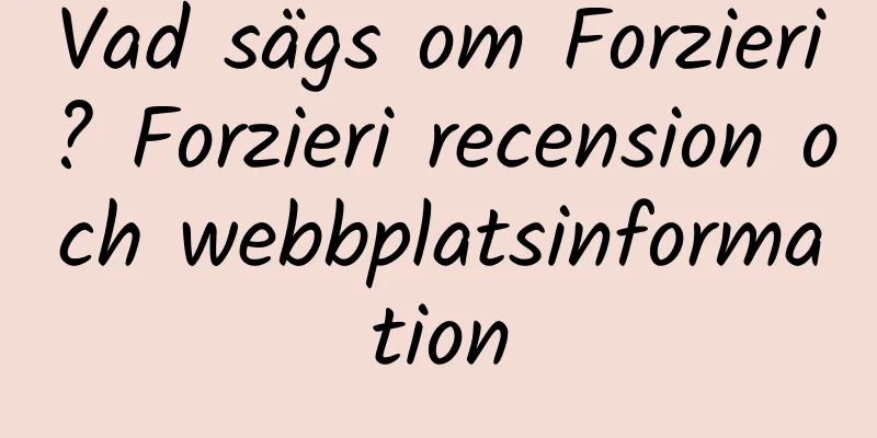 Vad sägs om Forzieri? Forzieri recension och webbplatsinformation