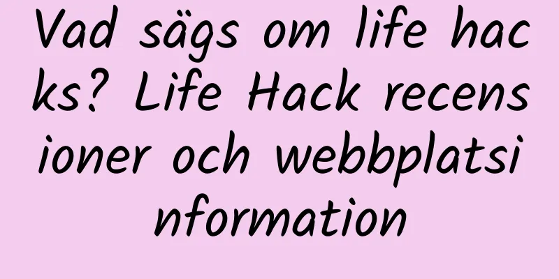 Vad sägs om life hacks? Life Hack recensioner och webbplatsinformation