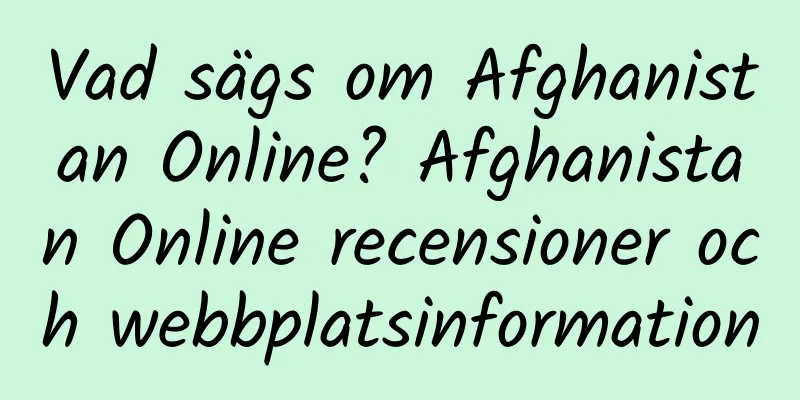 Vad sägs om Afghanistan Online? Afghanistan Online recensioner och webbplatsinformation