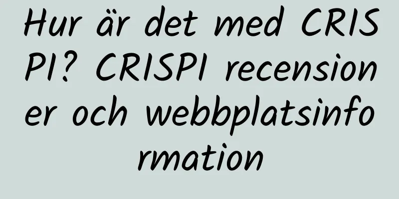 Hur är det med CRISPI? CRISPI recensioner och webbplatsinformation