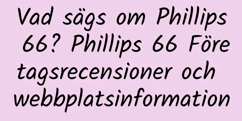 Vad sägs om Phillips 66? Phillips 66 Företagsrecensioner och webbplatsinformation