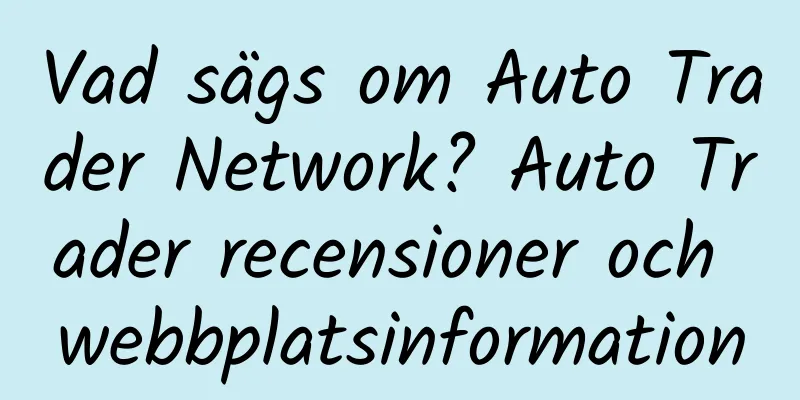 Vad sägs om Auto Trader Network? Auto Trader recensioner och webbplatsinformation