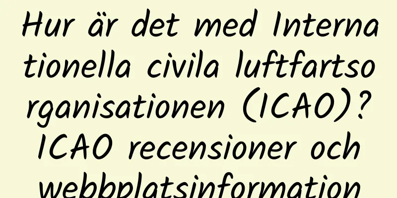 Hur är det med Internationella civila luftfartsorganisationen (ICAO)? ICAO recensioner och webbplatsinformation