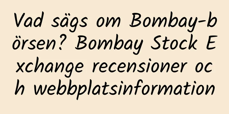 Vad sägs om Bombay-börsen? Bombay Stock Exchange recensioner och webbplatsinformation
