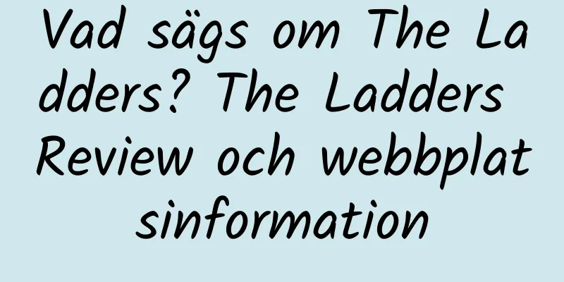 Vad sägs om The Ladders? The Ladders Review och webbplatsinformation