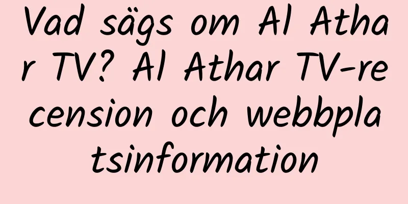 Vad sägs om Al Athar TV? Al Athar TV-recension och webbplatsinformation
