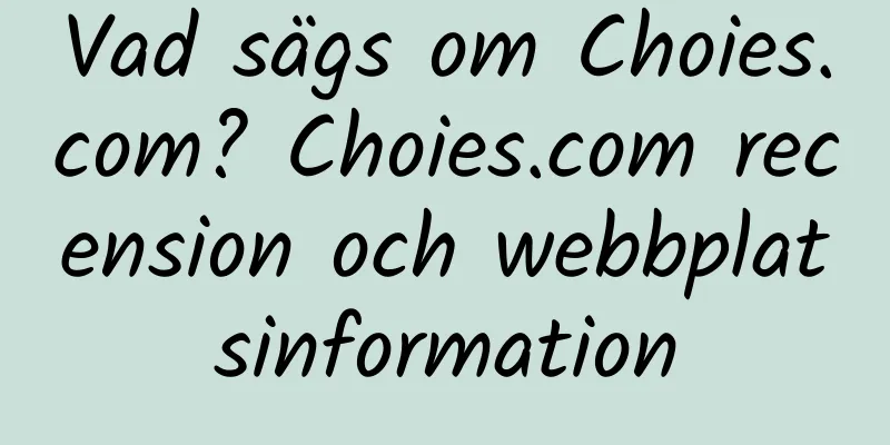Vad sägs om Choies.com? Choies.com recension och webbplatsinformation