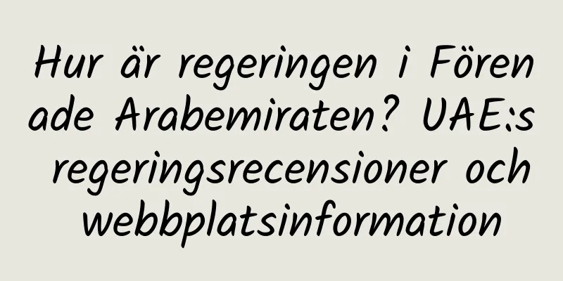 Hur är regeringen i Förenade Arabemiraten? UAE:s regeringsrecensioner och webbplatsinformation