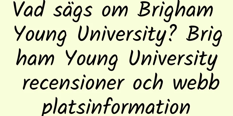 Vad sägs om Brigham Young University? Brigham Young University recensioner och webbplatsinformation