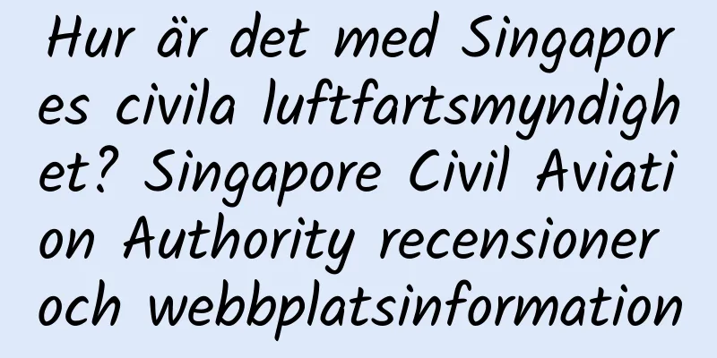 Hur är det med Singapores civila luftfartsmyndighet? Singapore Civil Aviation Authority recensioner och webbplatsinformation