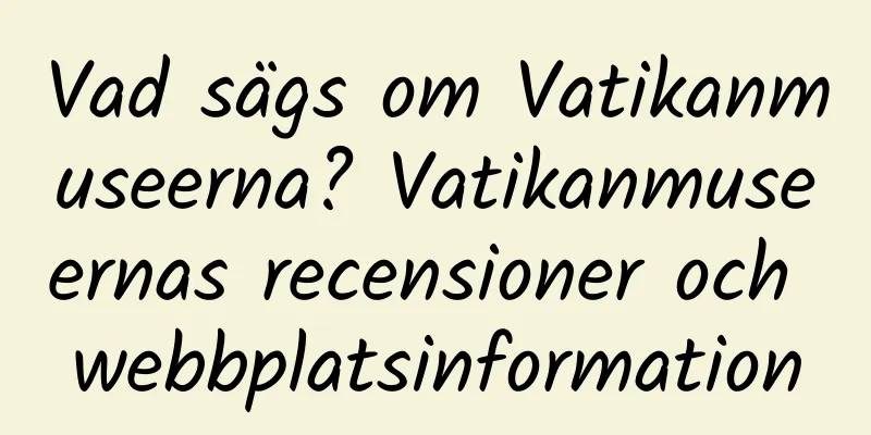 Vad sägs om Vatikanmuseerna? Vatikanmuseernas recensioner och webbplatsinformation