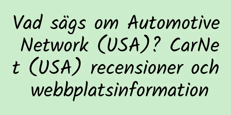 Vad sägs om Automotive Network (USA)? CarNet (USA) recensioner och webbplatsinformation