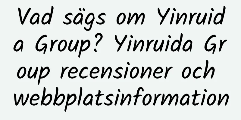 Vad sägs om Yinruida Group? Yinruida Group recensioner och webbplatsinformation