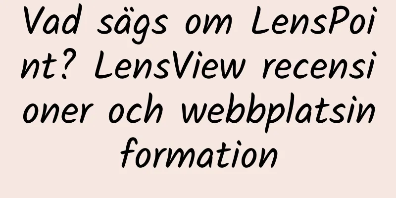Vad sägs om LensPoint? LensView recensioner och webbplatsinformation