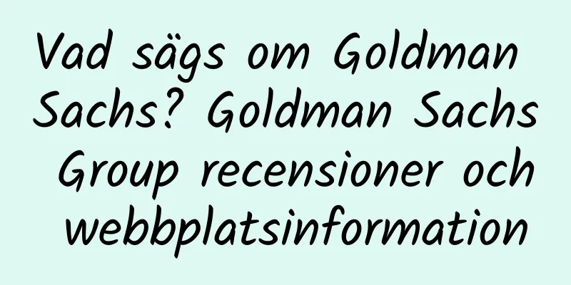 Vad sägs om Goldman Sachs? Goldman Sachs Group recensioner och webbplatsinformation